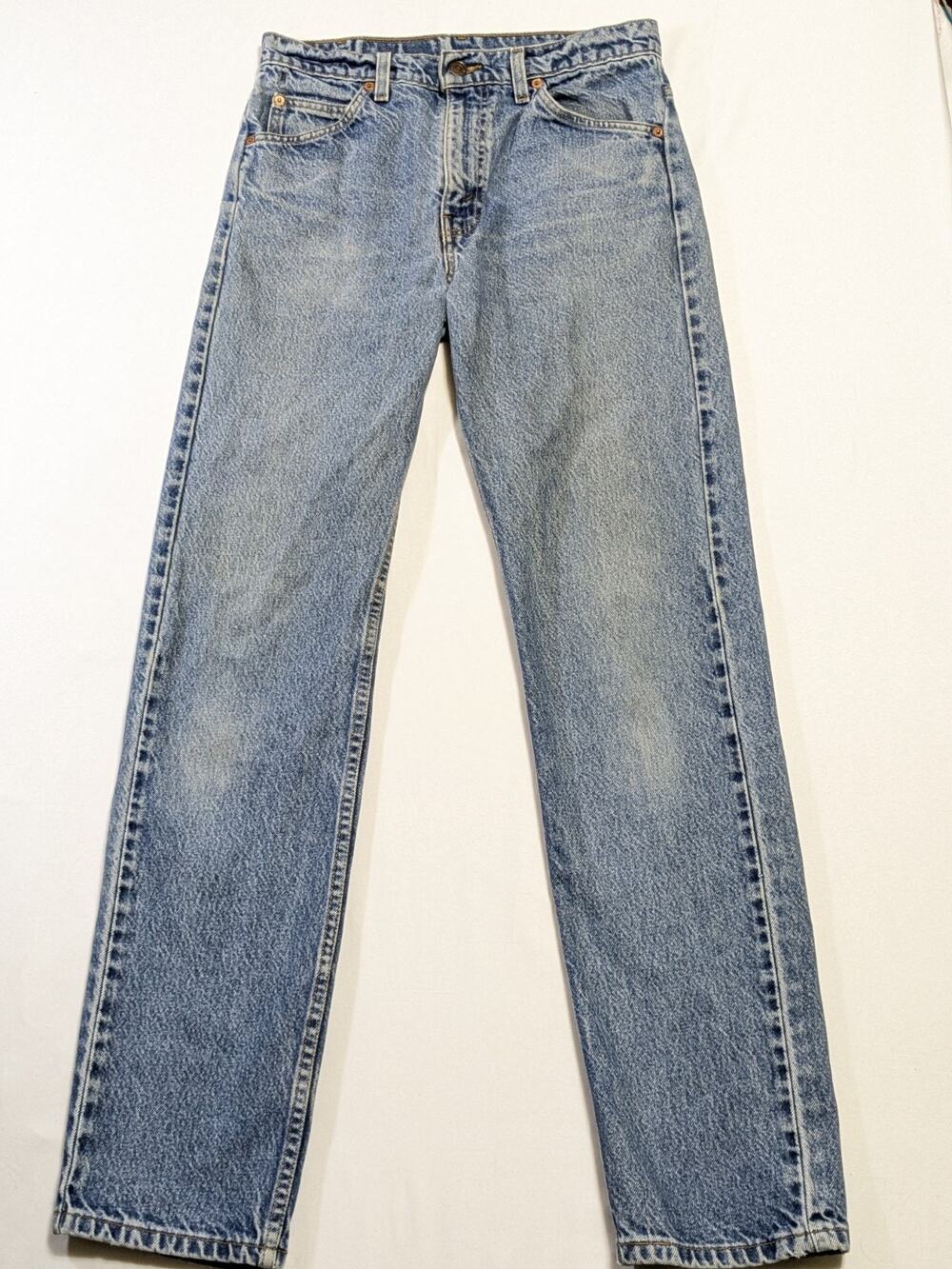 90s Levi's 505 Men's Jeans Size 30/32 Vintage Mexico 1995 Orange Tag (29x32)